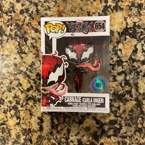 Funko POP! Marvel Venom - Carnage Carla Unger #654 - PIAB Exclusive - BNIB
